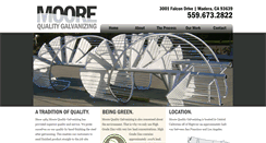 Desktop Screenshot of mooregalvanizing.com