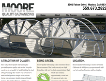 Tablet Screenshot of mooregalvanizing.com